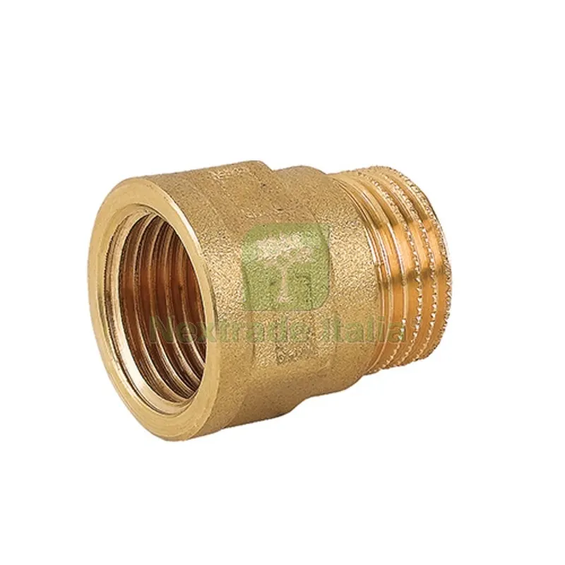 PROLUNGA STAMPATA MF IN OTTONE GIALLO 1/2" x 30 — Interruttori e prese — rif. FERX.DIA319-C011-0430