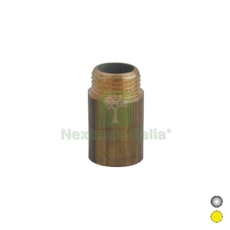 PROLUNGA IN BARRA OTTONE 1/2" x 80 Cromata — Interruttori e prese — rif. FERX.DIA319-R6000-C04080