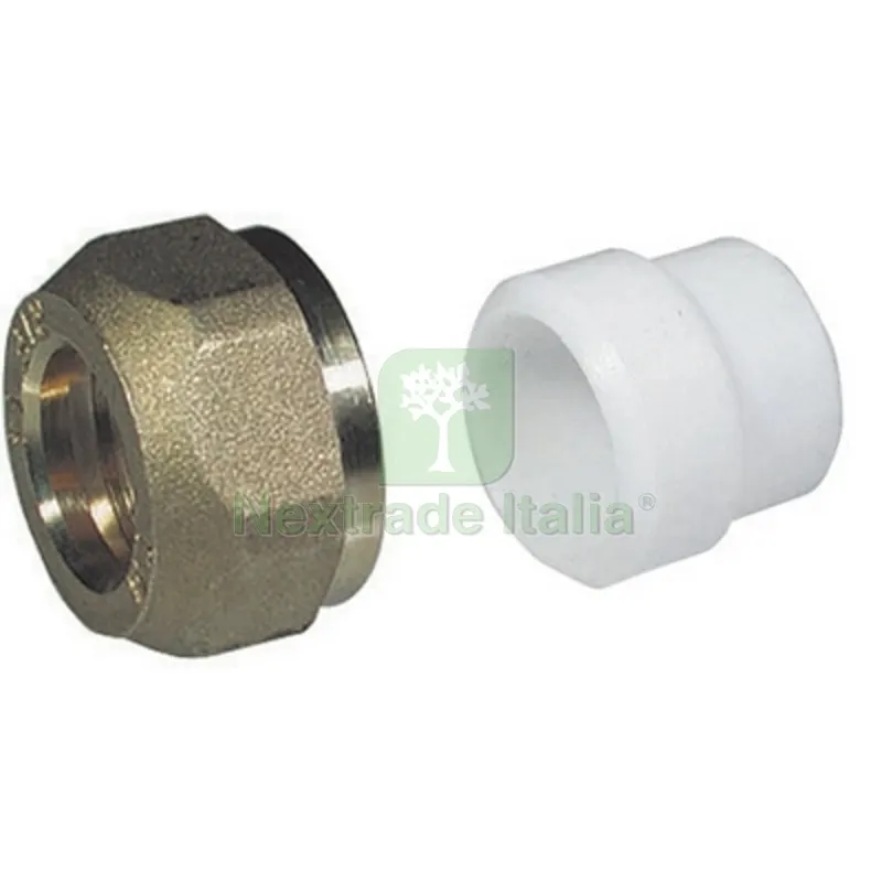50PZ DADO E MONOCONO IN TEFLON 1/2 x 14 — Guarnizioni e tenute — rif. FERX.DIA320-1233-0414