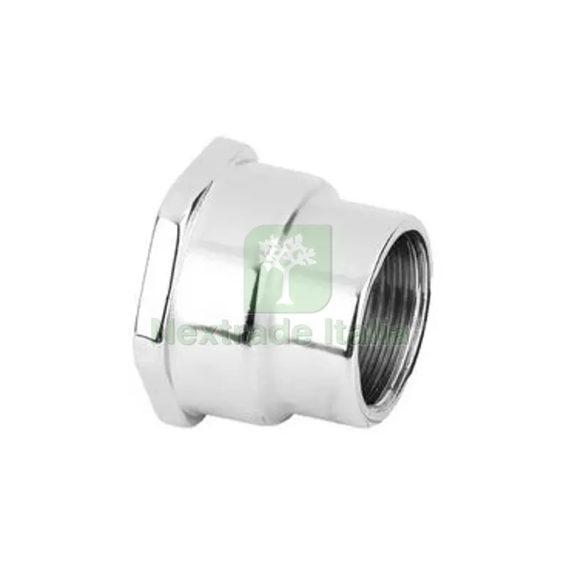 10PZ MANICOTTO RIDOTTO FF OTTONE CROMO 3/8 x 1/2 — Tubi e raccordi — rif. FERX.DIA343-C019-0304 10PZ MANICOTTO RIDOTTO FF OTTONE CROMO 3/8 x 1/2 — Tubi e raccordi — rif. FERX.DIA343-C019-0304
