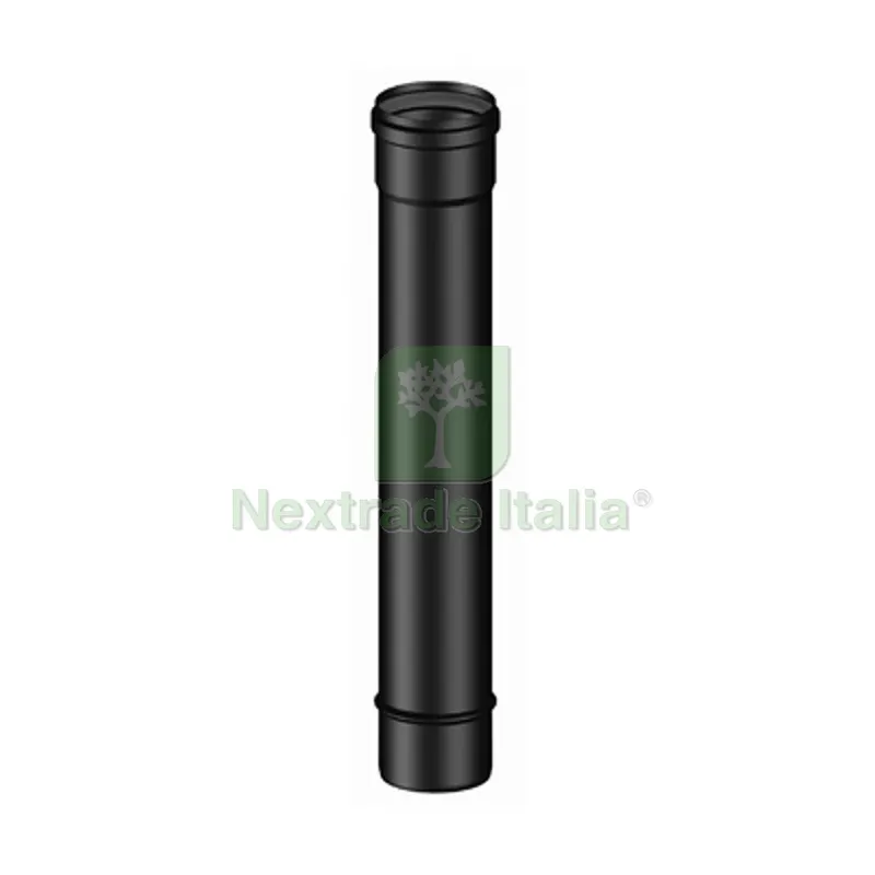 TUBO PELLET SMALTATO D. 100 - Lungh. 50 cm — Stufe e camini — rif. FERX.DIA409-BS100-100050 TUBO PELLET SMALTATO D. 100 - Lungh. 50 cm — Stufe e camini — rif. FERX.DIA409-BS100-100050