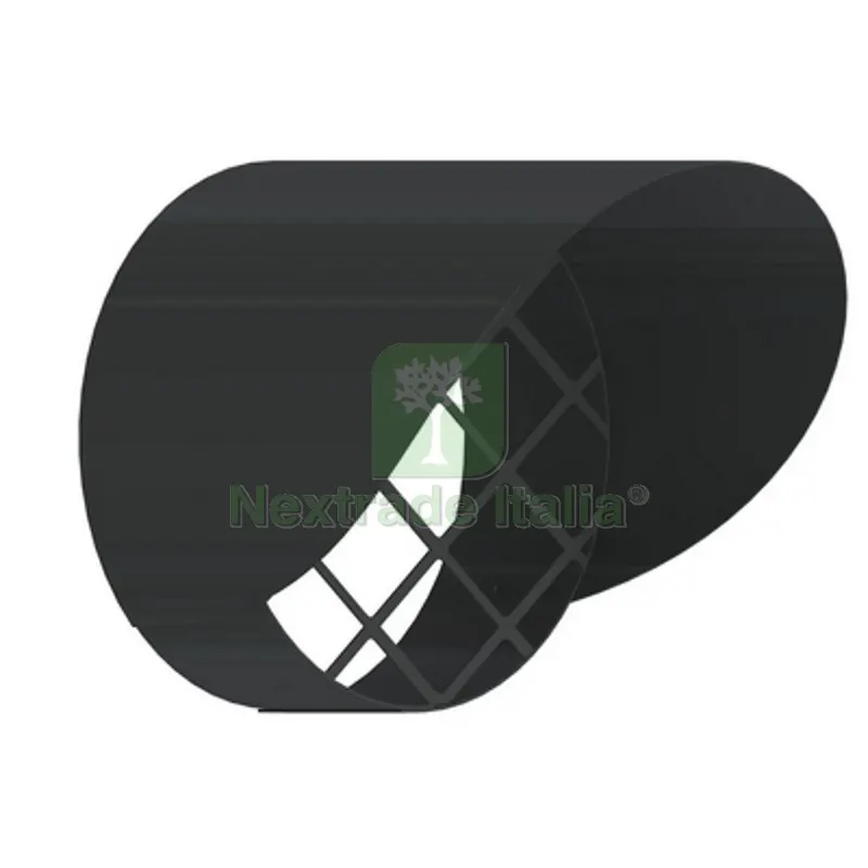 GRIGLIA ANTINTRUSIONE CON PARAPIOGGIA Diam. 80 — Flessibili e allacci — rif. FERX.DIA409-D079-080