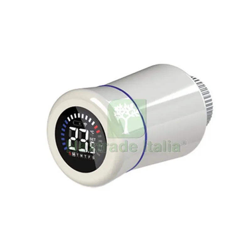TESTA TERMOSTATICA TIEMME ELETTRONICA WIFI Bianca — Caldaie e radiatori — rif. FERX.DIA433-G9564W TESTA TERMOSTATICA TIEMME ELETTRONICA WIFI Bianca — Caldaie e radiatori — rif. FERX.DIA433-G9564W