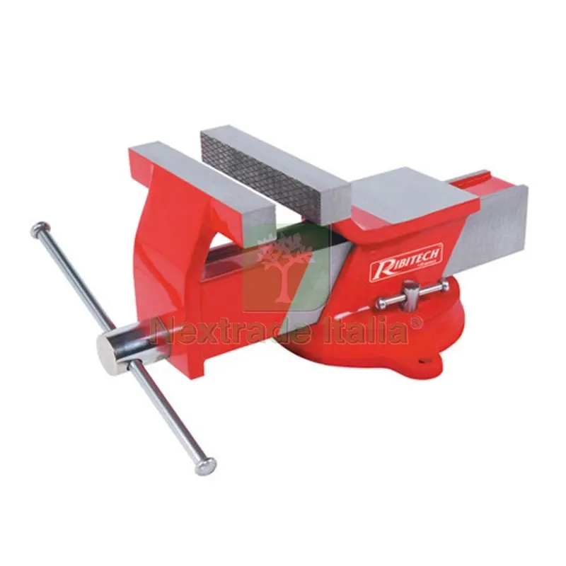 MORSA DA BANCO IN ACCIAIO Apertura 125 mm — Morse morsetti e strettoi — rif. FERX.DIA600-RTAU125