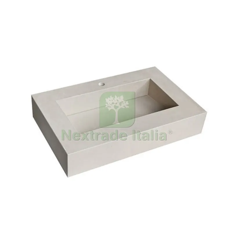 TOP LAVABO CON FONDO A CASCATA SUBLIME Calacatta africa 50x80
