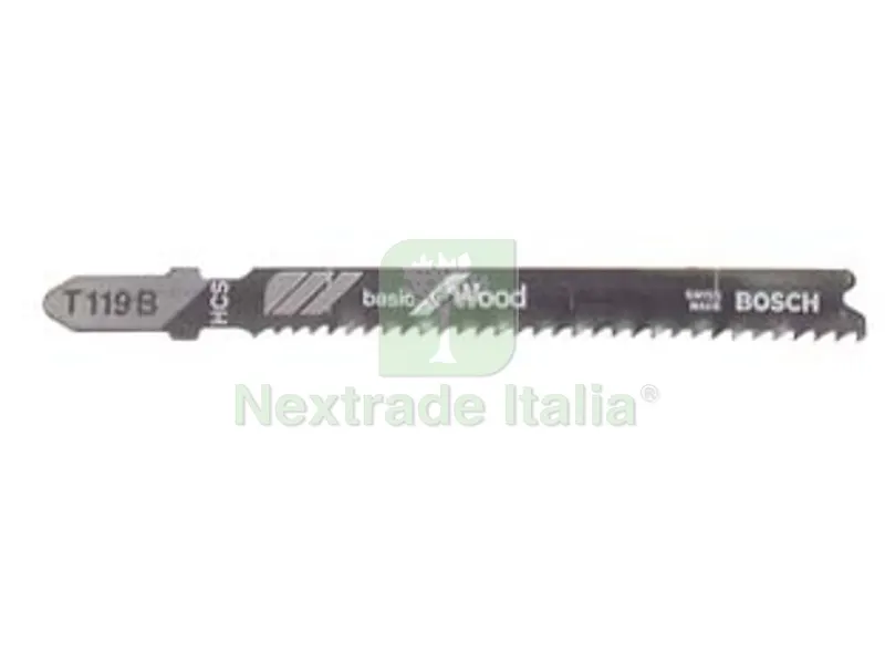 lama per seghetto alternativo per legno (t119b) - lama mm.75, blister da pz.5 — Punte, frese e dischi — rif. FERX.FER58940 lama per seghetto alternativo per legno (t119b) - lama mm.75, blister da pz.5 — Punte, frese e dischi — rif. FERX.FER58940
