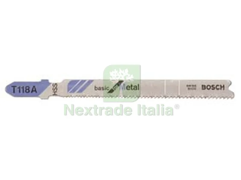 lama per seghetto alternativo per metallo (t118a) - lama mm.50, blister da pz.5 — Punte, frese e dischi — rif. FERX.FER58919