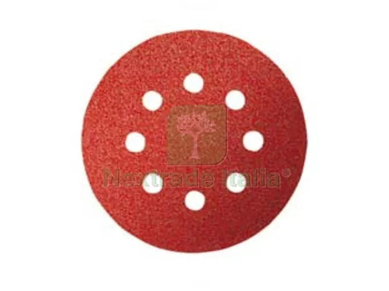 dischi carta abrasiva forata con per rotorbitali ? mm.125 - grana 180 blister da 6 pz. — Punte, frese e dischi — rif. FERX.FER74476
