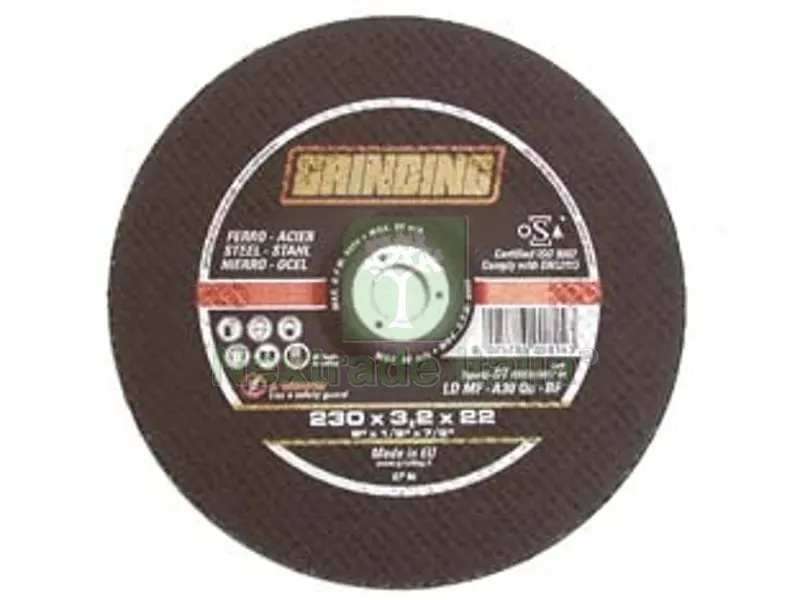 25PZ DISCHI DA TAGLIO E DA SGROSSO CENTRO DEPRESSO PER FERRO ? MM.230 - ? mm.230x3,2 foro 22,2 da taglio per ferro — Punte, frese e dischi — rif. FERX.FER84208 25PZ DISCHI DA TAGLIO E DA SGROSSO CENTRO DEPRESSO PER FERRO ? MM.230 - ? mm.230x3,2 foro 22,2 da taglio per ferro — Punte, frese e dischi — rif. FERX.FER84208