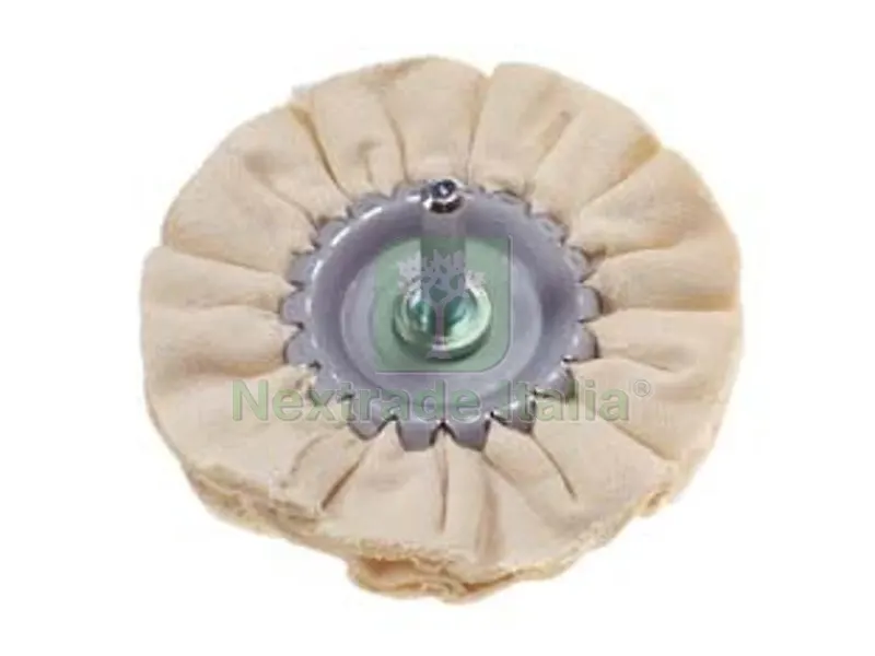2BLISTER RUOTE IN TESSUTO PER LUCIDARE CON CODOLO - ? mm.80 codolo mm.6 PG 339.30 — Ferramenta per legno e mobili — rif. FERX.FER17350