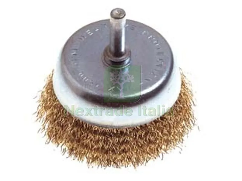 5BLISTER SPAZZOLA A TAZZA FILI ACCIAIO PER TRAPANO - ? mm.70 codolo mm.6 PG 485.00 — Punte, frese e dischi — rif. FERX.FER17206 5BLISTER SPAZZOLA A TAZZA FILI ACCIAIO PER TRAPANO - ? mm.70 codolo mm.6 PG 485.00 — Punte, frese e dischi — rif. FERX.FER17206