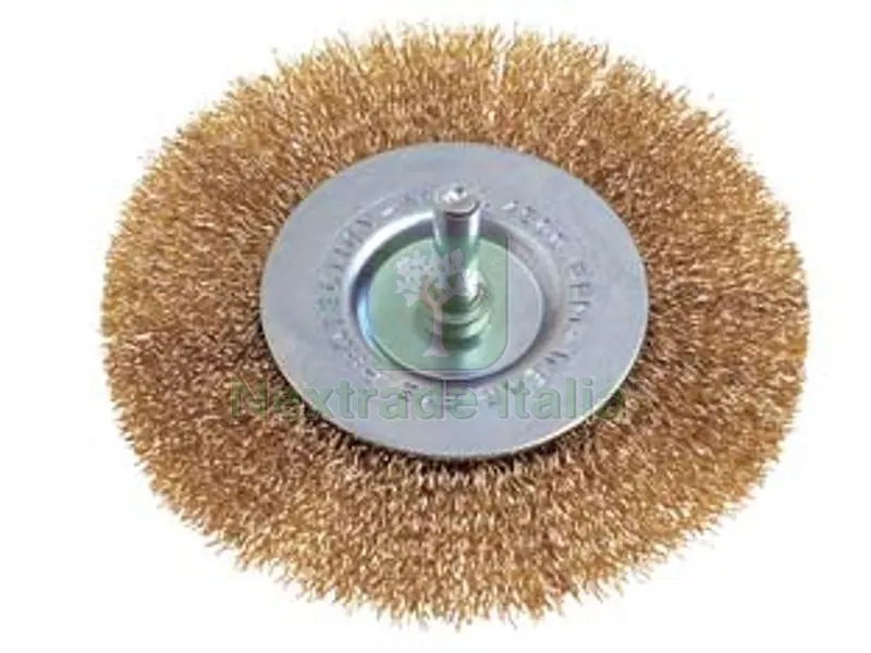 5BLISTER SPAZZOLA A DISCO CIRCOLARE FILI ACCIAIO PER TRAPANO - ? mm.100 codolo mm.6 PG 475.00 — Punte, frese e dischi — rif. FERX.FER17220 5BLISTER SPAZZOLA A DISCO CIRCOLARE FILI ACCIAIO PER TRAPANO - ? mm.100 codolo mm.6 PG 475.00 — Punte, frese e dischi — rif. FERX.FER17220