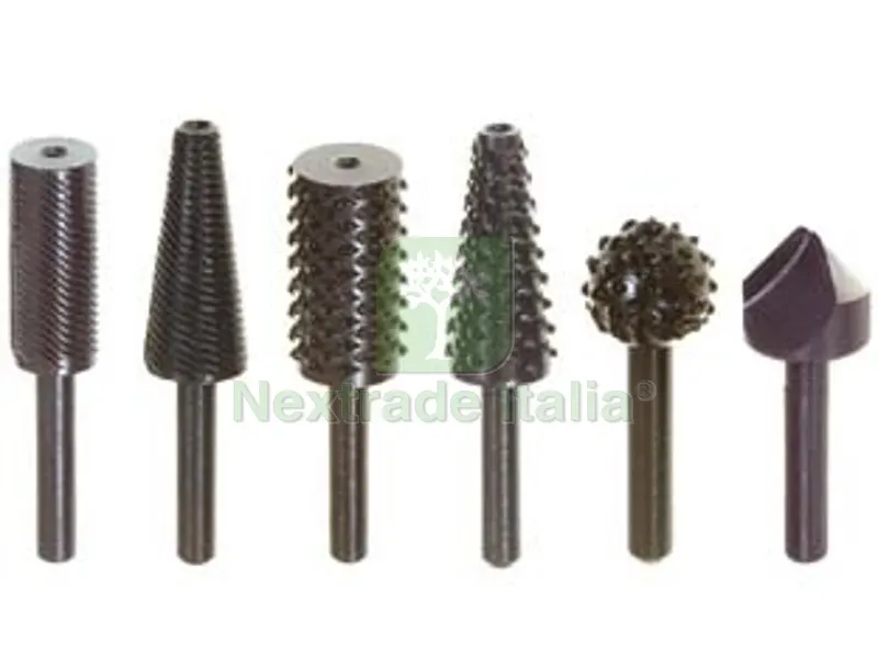 FRESA LIMA-RASPA ASSORTITE 6 PEZZI - codolo mm.6 per trapano PG 447.00 — Trapani e avvitatori — rif. FERX.FER17718