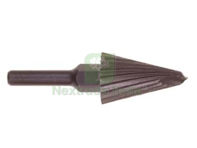 FRESA CONICA IN HSS PER METALLO DA MM.0 A 25 - ? da mm.0/25 codolo mm.8 PG 835.00 — Punte, frese e dischi — rif. FERX.FER84529