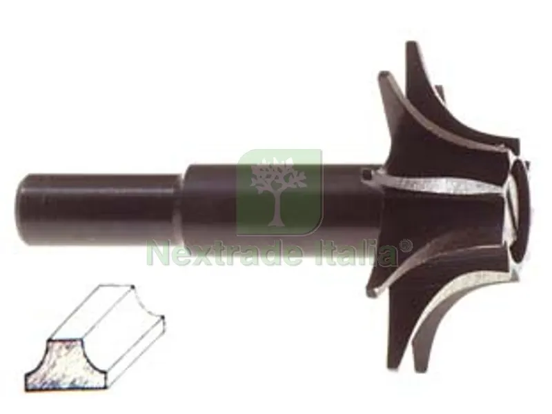 5BLISTER FRESA PER PROFILO CONVESSO - ? mm.25 codolo mm.8, per il legno PG 363.00 — Punte, frese e dischi — rif. FERX.FER17893 5BLISTER FRESA PER PROFILO CONVESSO - ? mm.25 codolo mm.8, per il legno PG 363.00 — Punte, frese e dischi — rif. FERX.FER17893