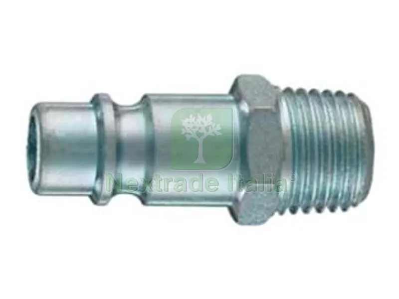 10PZ Innesto Rapido Profilo Germania Filettato Maschio - attacco 1/4"M art.15/A Omni — Attrezzi da giardino — rif. FERX.FER54270