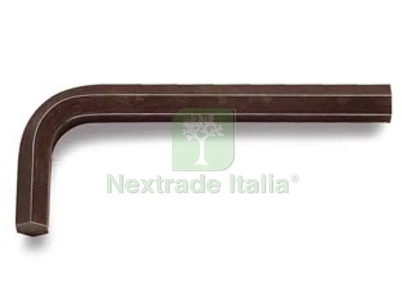 20PZ chiavi maschio esagonali piegate art.96/n brunite - mm.3 — Ferramenta porte e finestre — rif. FERX.FER14311