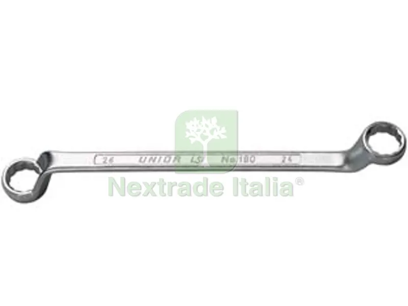 CHIAVI POLIGONALI CROMATE DOPPIE CURVE -mm.8x9 — Ferramenta porte e finestre — rif. FERX.FER13413 CHIAVI POLIGONALI CROMATE DOPPIE CURVE -mm.8x9 — Ferramenta porte e finestre — rif. FERX.FER13413