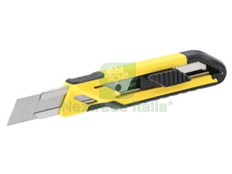 12PZ cutter grande mm.18 con guida in acciaio e bloccaggio rapido - (stht10266-1) — Misurazione e taglio manuale — rif. FERX.FER36306 12PZ cutter grande mm.18 con guida in acciaio e bloccaggio rapido - (stht10266-1) — Misurazione e taglio manuale — rif. FERX.FER36306