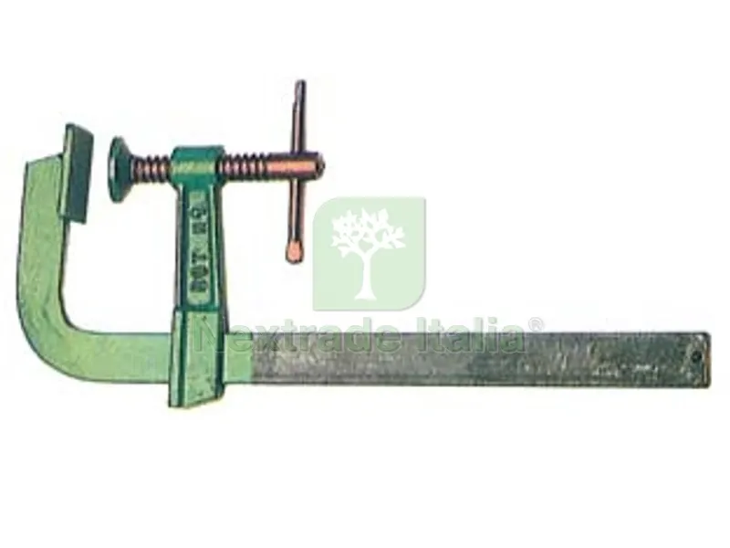 STRETTOIO DA FALEGNAME - cm.120 mm.40x7 — Morse morsetti e strettoi — rif. FERX.FER19040 STRETTOIO DA FALEGNAME - cm.120 mm.40x7 — Morse morsetti e strettoi — rif. FERX.FER19040