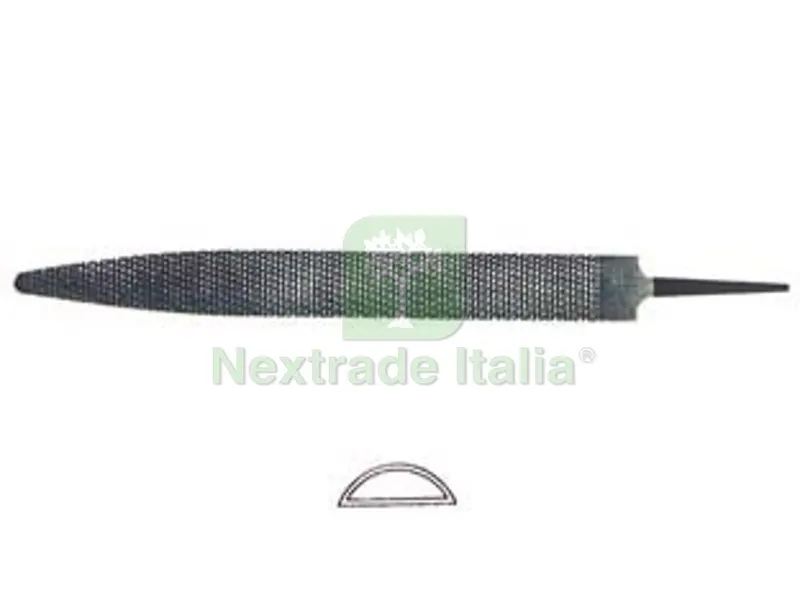 6PZ RASPE MEZZE TONDE TAGLIO BASTARDO - 6" mm.150 taglio bastardo — Misurazione e taglio manuale — rif. FERX.FER19798 6PZ RASPE MEZZE TONDE TAGLIO BASTARDO - 6" mm.150 taglio bastardo — Misurazione e taglio manuale — rif. FERX.FER19798