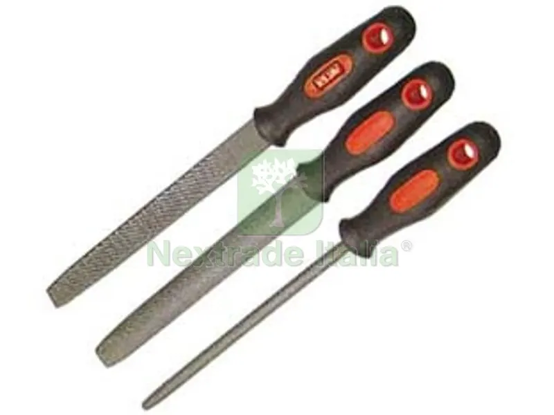 RASPE IN ACCIAIO CON MANICO IN SERIE 3 PEZZI — Misurazione e taglio manuale — rif. FERX.FER63975 RASPE IN ACCIAIO CON MANICO IN SERIE 3 PEZZI — Misurazione e taglio manuale — rif. FERX.FER63975