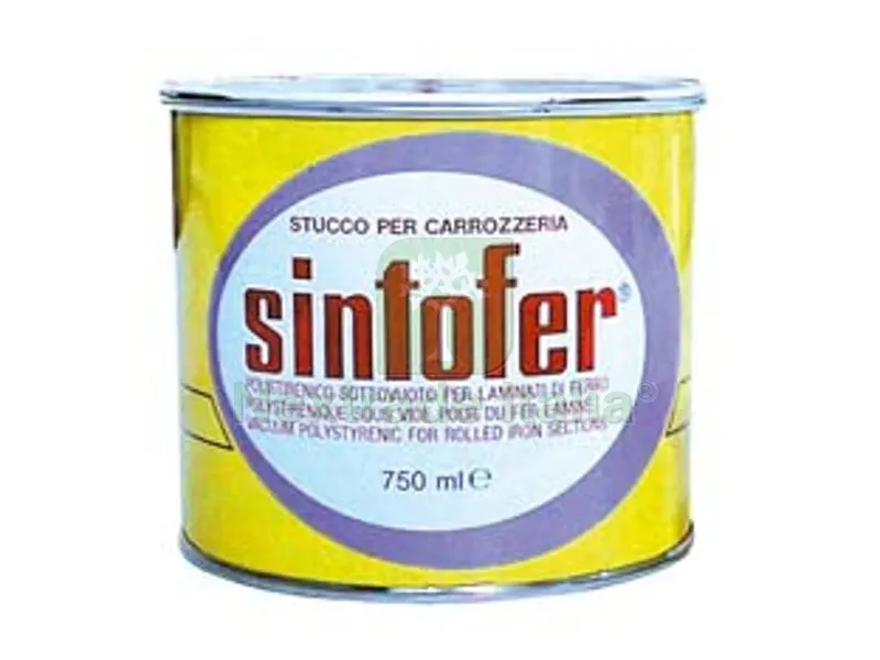 2PZ sintofer stucco per metallo in barattolo - ml.750 grigio — Stucchi e rasanti — rif. FERX.FER2394