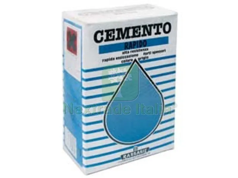 12SCATOLE Cemento Pronta Presa in Scatola - Kg.1 in scatola — Cemento, malte e collanti edili — rif. FERX.FER62480