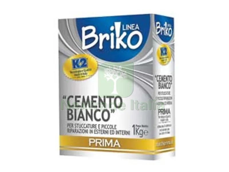 12PZ K2 Linea Briko Cemento Bianco in Polvere - Kg.1 in scatola — Cemento, malte e collanti edili — rif. FERX.FER71109 12PZ K2 Linea Briko Cemento Bianco in Polvere - Kg.1 in scatola — Cemento, malte e collanti edili — rif. FERX.FER71109