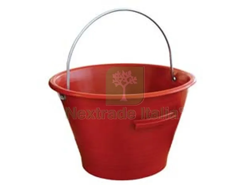 10PZ Secchio Muratore Tipo MEK-Edil - ? mm.360 - lt.14 - rosso — Casalinghi e organizzazione — rif. FERX.FER74148 10PZ Secchio Muratore Tipo MEK-Edil - ? mm.360 - lt.14 - rosso — Casalinghi e organizzazione — rif. FERX.FER74148