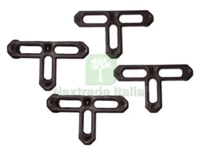 1000PZ DISTANZIATORE A T PER PIASTRELLE - mm.3 — Minuteria metallica — rif. FERX.FER56786