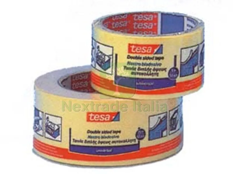 6PZ NASTRO BIADESIVO mm.50h. in rotoli da mt.5 mm.50h. in rotoli da mt.5 — Adesivi e sigillanti — rif. FERX.FER27489 6PZ NASTRO BIADESIVO mm.50h. in rotoli da mt.5 mm.50h. in rotoli da mt.5 — Adesivi e sigillanti — rif. FERX.FER27489