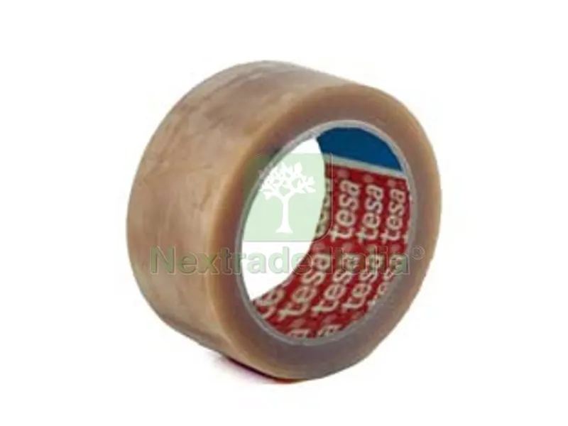 36PZ Nastro Imballo PPL Acrilico Silenzioso Trasparente - mt.66 x mm.50h. — Misurazione e taglio manuale — rif. FERX.FER98892