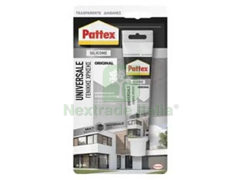 12BLISTER PATTEX SILICONE SISTA SILICON 5 TRASPARENTE - ml.50 — Adesivi e sigillanti — rif. FERX.FER62510 12BLISTER PATTEX SILICONE SISTA SILICON 5 TRASPARENTE - ml.50 — Adesivi e sigillanti — rif. FERX.FER62510