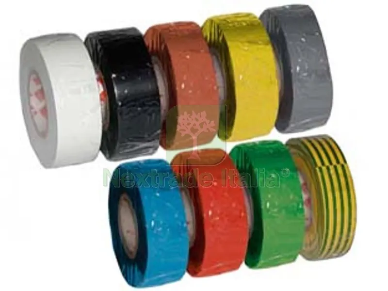 12PZ NASTRO ISOLANTE SPESSORE MM.0,13 - mm.15x25 metri colore rosso — Adesivi e sigillanti — rif. FERX.FER227025