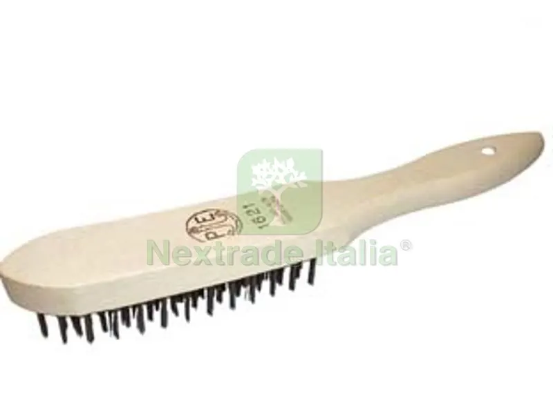 12PZ SPAZZOLE IN ACCIAIO CON MANICO CURVO - 4 ranghi art.1622 — Punte, frese e dischi — rif. FERX.FER166256 12PZ SPAZZOLE IN ACCIAIO CON MANICO CURVO - 4 ranghi art.1622 — Punte, frese e dischi — rif. FERX.FER166256