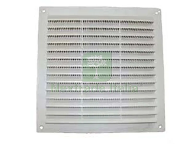 5PZ GRIGLIA AERAZIONE QUADRATA IN PLASTICA - cm.23x23 — Scarichi e sifoni — rif. FERX.FER57523