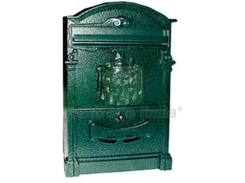 Cassetta Postale in Alluminio per Esterni "residence" Verde - cm.25x9x41h. colore verde anticato — Casalinghi e organizzazione — rif. FERX.FER96461 Cassetta Postale in Alluminio per Esterni "residence" Verde - cm.25x9x41h. colore verde anticato — Casalinghi e organizzazione — rif. FERX.FER96461