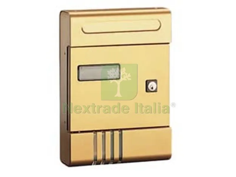 cassetta posta serie esse per esterni - cm.20,4x7x29h. in alluminio anodizzato bronzo — Casalinghi e organizzazione — rif. FERX.FER80873 cassetta posta serie esse per esterni - cm.20,4x7x29h. in alluminio anodizzato bronzo — Casalinghi e organizzazione — rif. FERX.FER80873