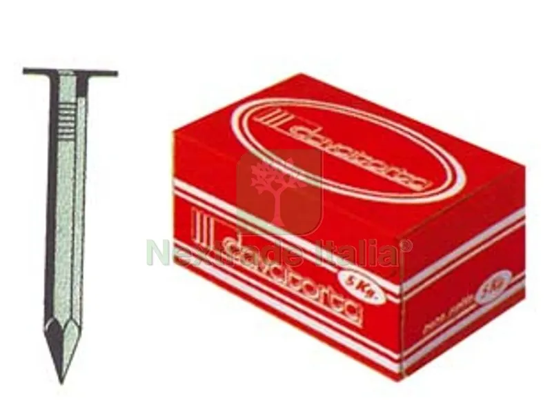 5KG Chiodi Testa Piana Larga - ? mm. 12x20 — Chiodi e graffe — rif. FERX.FER58797