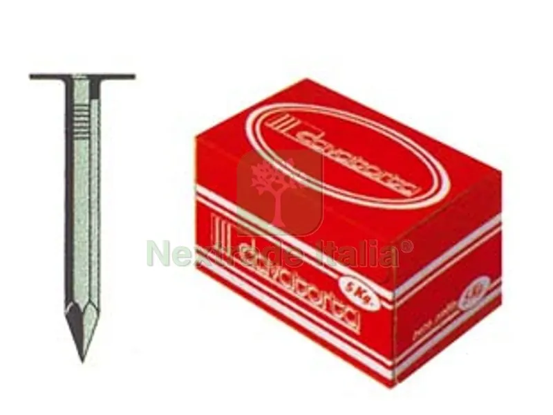 5KG CHIODI TESTA PIANA LARGHISSIMA - ? mm.17x30 — Chiodi e graffe — rif. FERX.FER240321 5KG CHIODI TESTA PIANA LARGHISSIMA - ? mm.17x30 — Chiodi e graffe — rif. FERX.FER240321