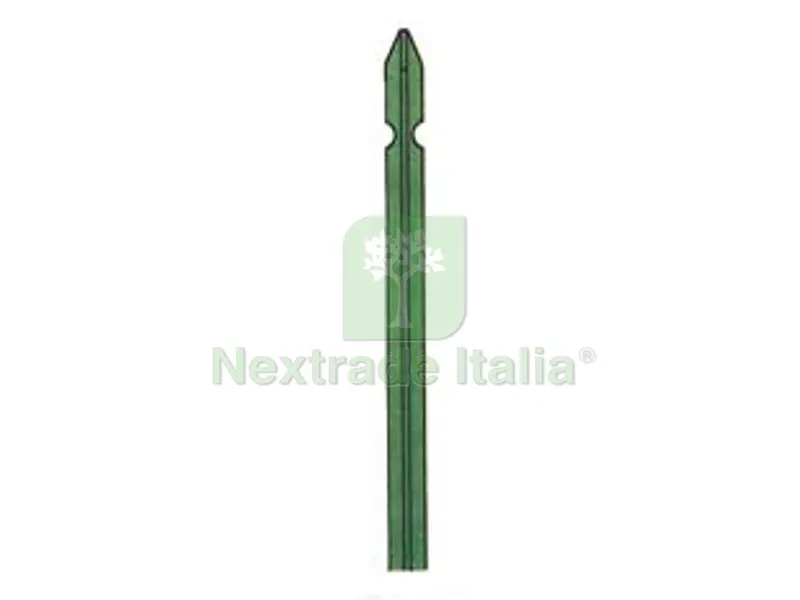10PZ Paletti da Recinzione in Acciaio Plastificato - cm.150h. sezione 30x30x2,7 - Kg.1,91 — Reti e recinzioni — rif. FERX.FER33602
