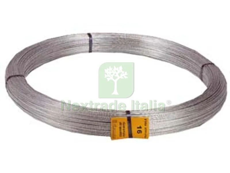 20KG FILO FERRO ZINCATO IN MATASSE -n?10 filo ? mm.1,5 (mt.72 per ogni Kg. circa) — Ferramenta per legno e mobili — rif. FERX.FER33046 20KG FILO FERRO ZINCATO IN MATASSE -n?10 filo ? mm.1,5 (mt.72 per ogni Kg. circa) — Ferramenta per legno e mobili — rif. FERX.FER33046