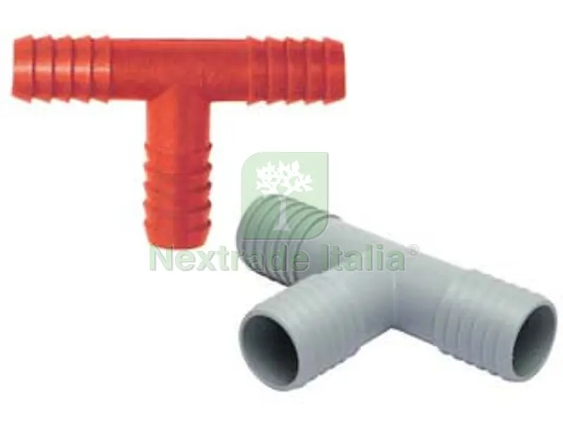 25PZ RACCORDI PORTAGOMMA A "T" IN PLASTICA - ? mm.20 — Tubi e raccordi — rif. FERX.FER126939