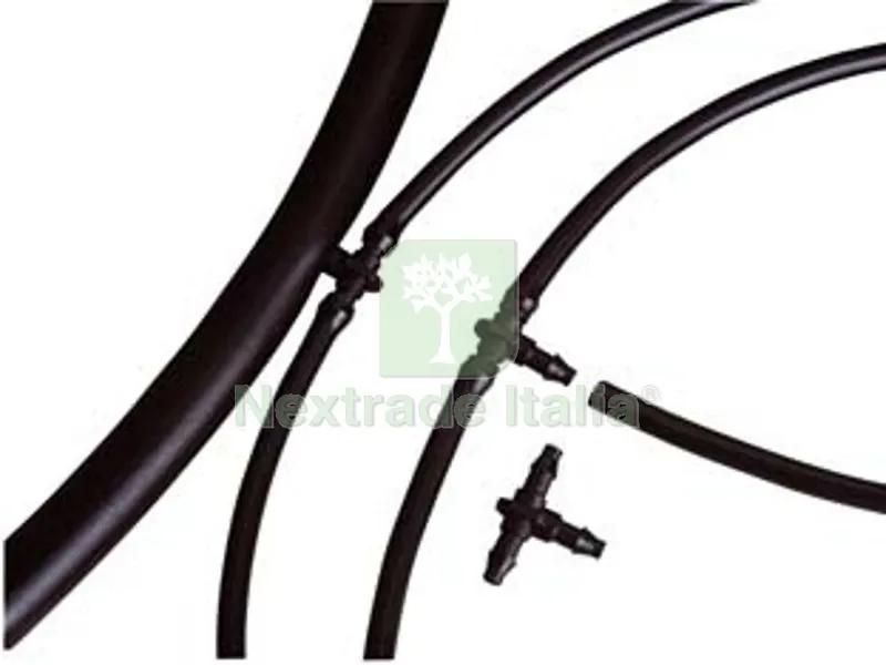 RACCORDO DI CONGIUNZIONE A T PER MICROIRRIG. PER TUBO DA 1/2" A 1/4" - blister da 10 pezzi (646105) — Tubi e raccordi — rif. FERX.FER24433