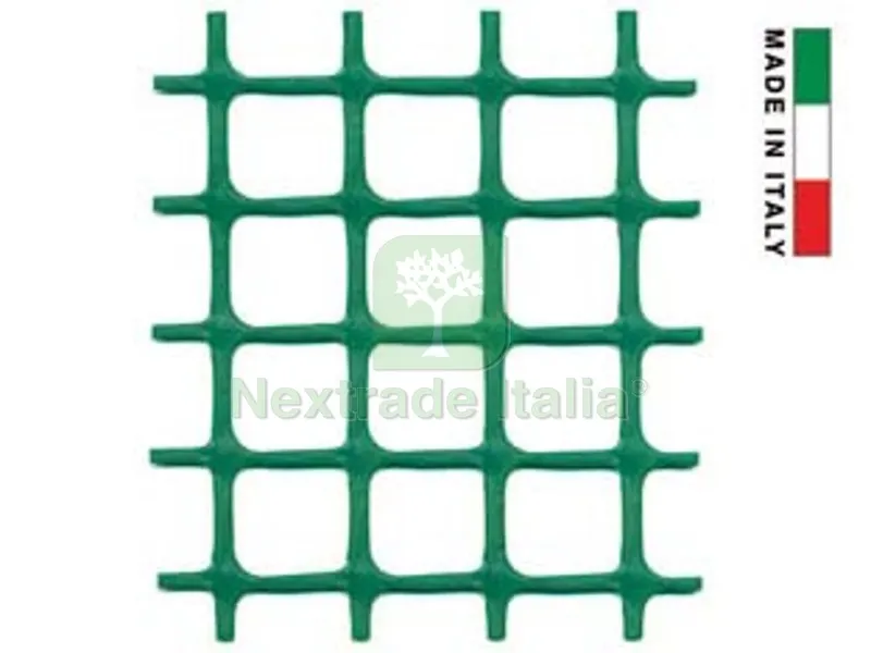 Rete in Plastica Quadra Verde MM.20X20 - maglia mm.20x20, altezza cm.100 — Reti e recinzioni — rif. FERX.FER23863 Rete in Plastica Quadra Verde MM.20X20 - maglia mm.20x20, altezza cm.100 — Reti e recinzioni — rif. FERX.FER23863