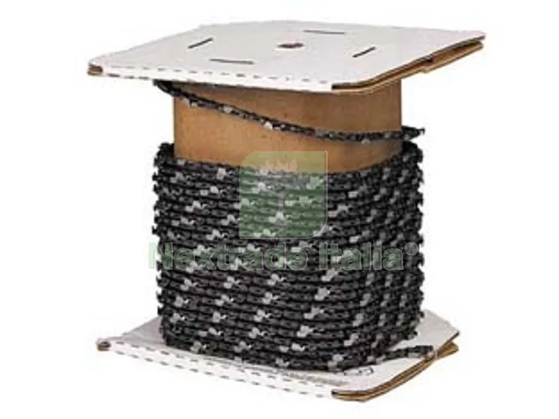 Catena in Rotolo per Motosega MT.30 Passo 3/8" - passo 3/8" - spessore 0,58" (mm.1,5) — Attrezzi da giardino a motore — rif. FERX.FER6354 Catena in Rotolo per Motosega MT.30 Passo 3/8" - passo 3/8" - spessore 0,58" (mm.1,5) — Attrezzi da giardino a motore — rif. FERX.FER6354
