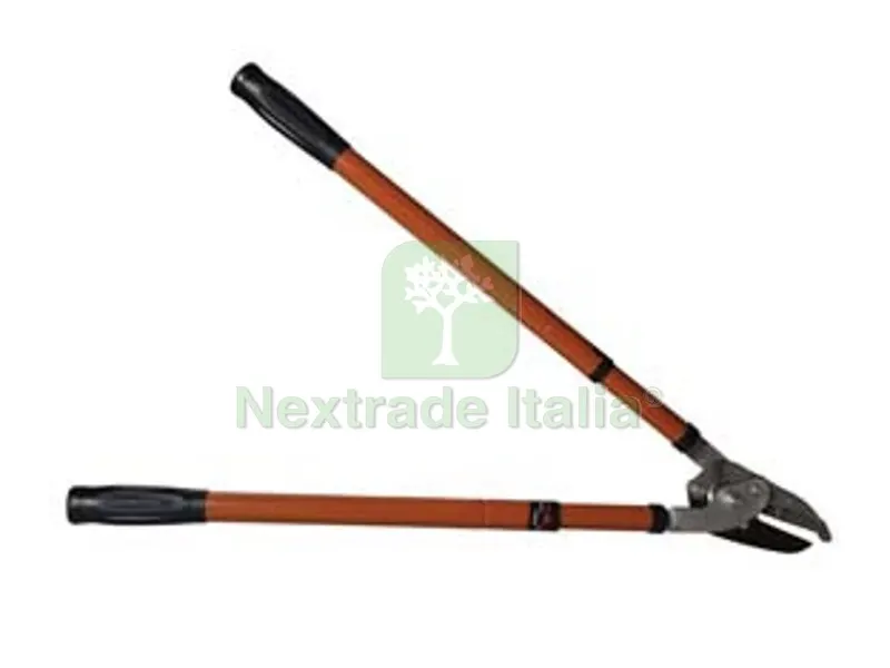 Troncarami a Battuta Telescopico Lame in Acciaio Impugnatura in Nylon - lunghezza totale da cm.60 a cm.95 — Attrezzi da giardino — rif. FERX.FER101271