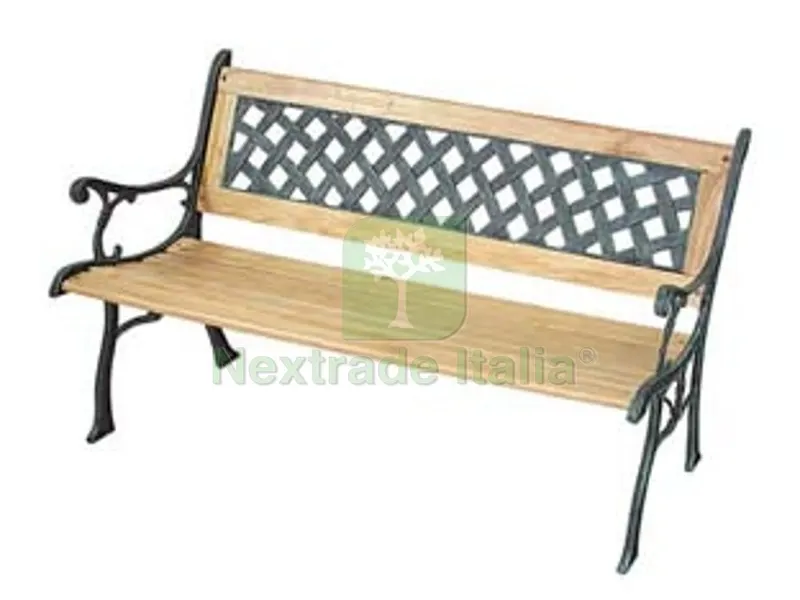 PANCHINA LOSANGHE - tipo normale - cm.126x56x74h. - peso Kg.23 — Tempo libero outdoor — rif. FERX.FER180481 PANCHINA LOSANGHE - tipo normale - cm.126x56x74h. - peso Kg.23 — Tempo libero outdoor — rif. FERX.FER180481