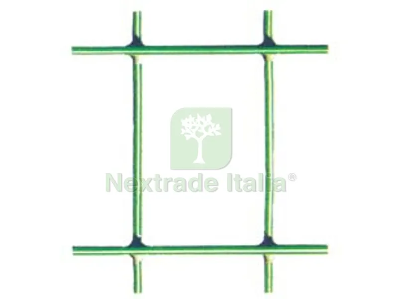 RETE ELETTROSALDATA PLASTIFICATA VERDE ROTOLO MT.25 maglia mm.76x63 filo ? mm.2,20 est - cm.180h. — Reti e recinzioni — rif. FERX.FER174398